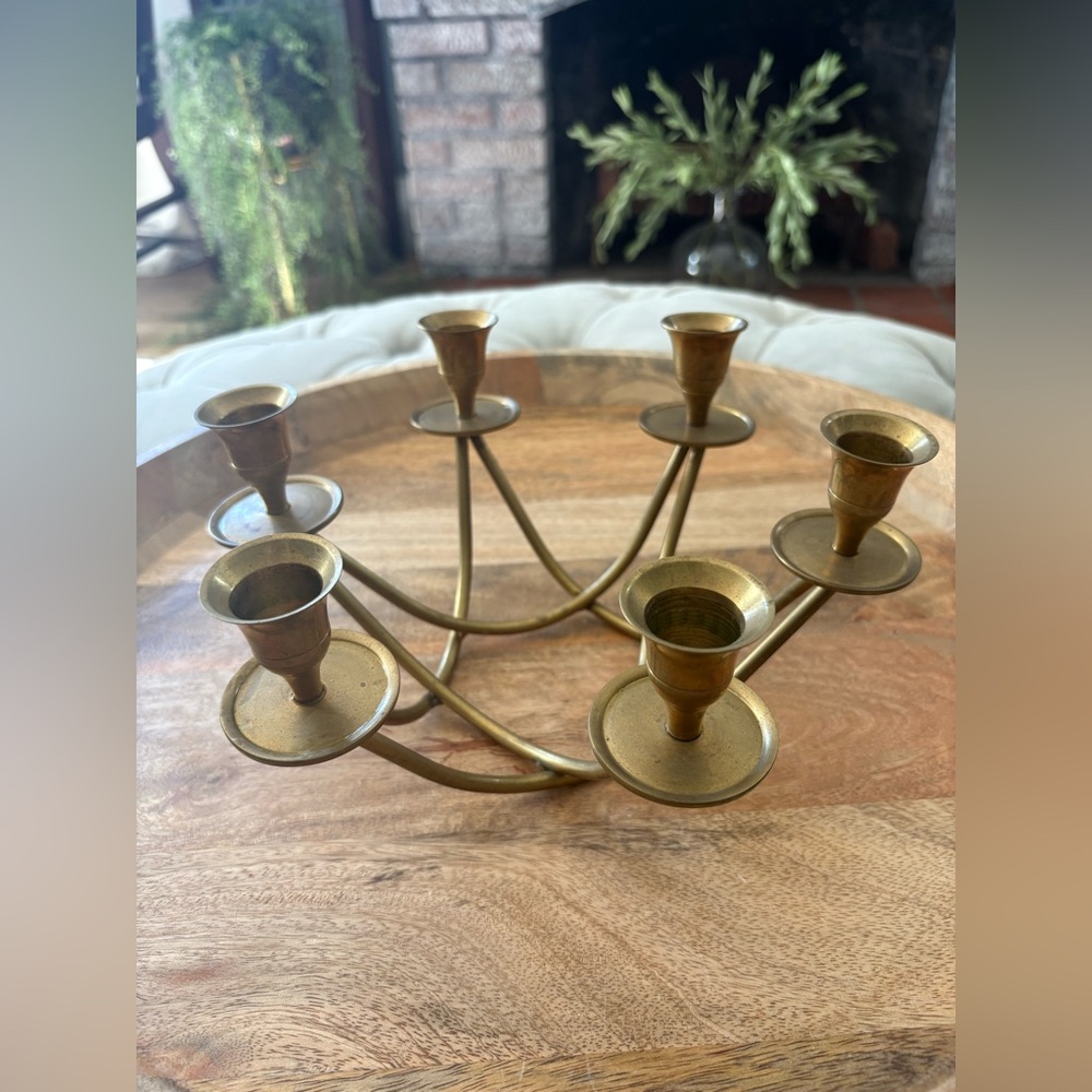 Elegant brass Candelabra vintage